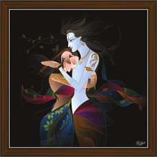 Radha Krishna Paintings (RK-2271)